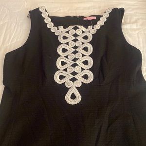 Black and white NWT Lily Pulitzer Zip Dress